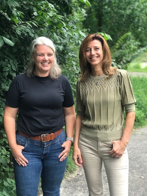 Verpleegkundig specialisten Karin Mulder (l) en Natasja van der Knaap (r)